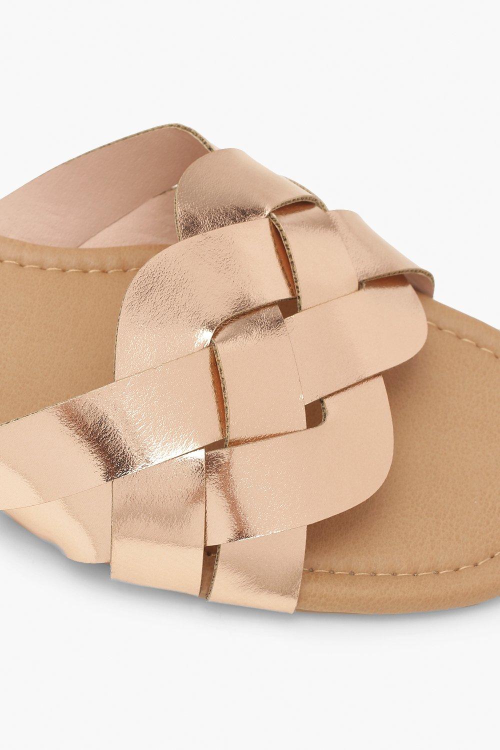 Slippers store rose gold